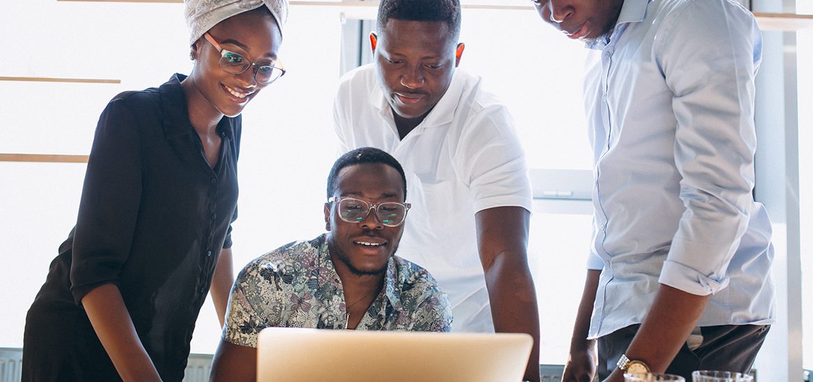 group-afro-americans-working-together